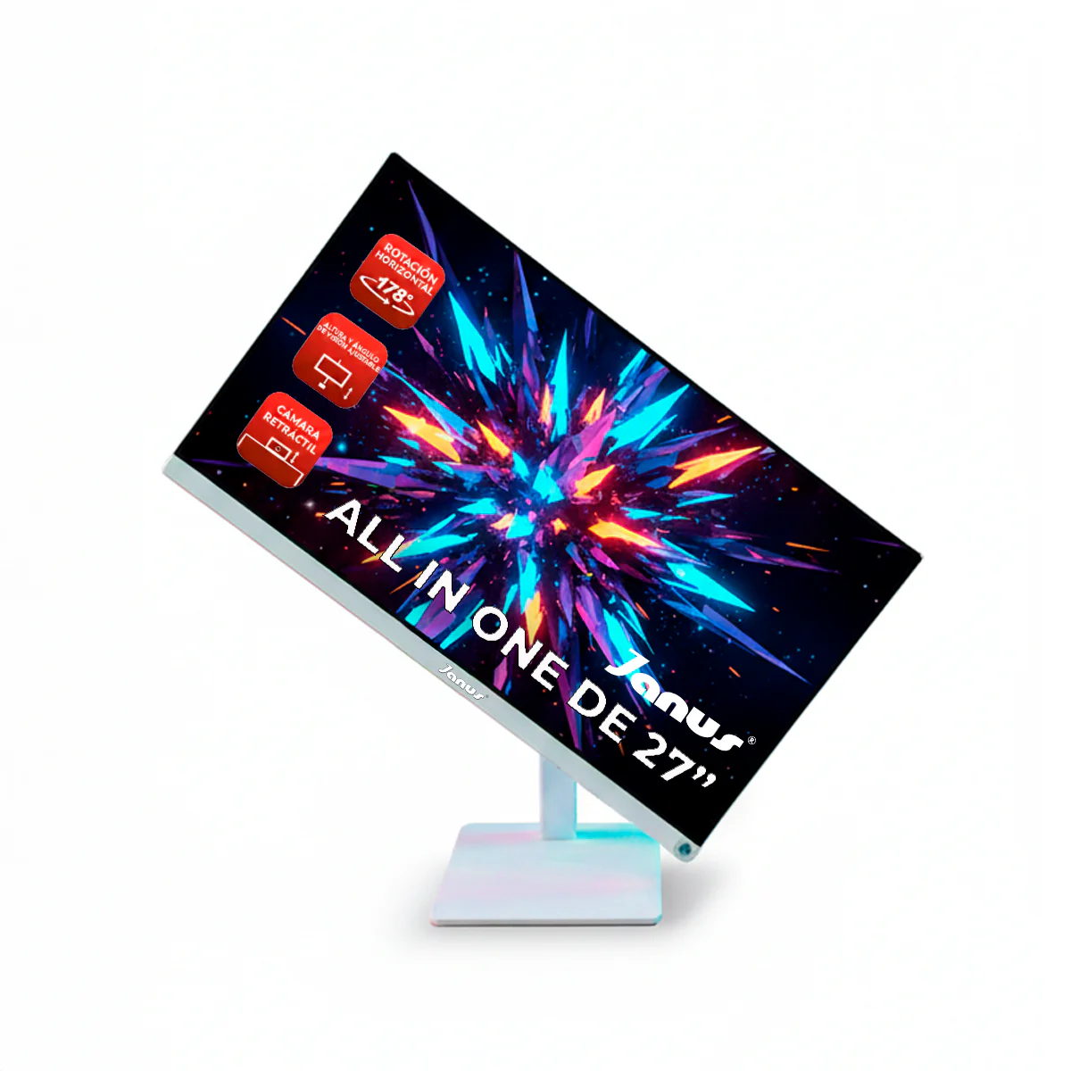 All In One 27 Pulgadas Janus Intel Core I3 12100 Memoria Ram 8Gb So-Dimm Ssd 512Gb M.2 Board H610I - Image 3