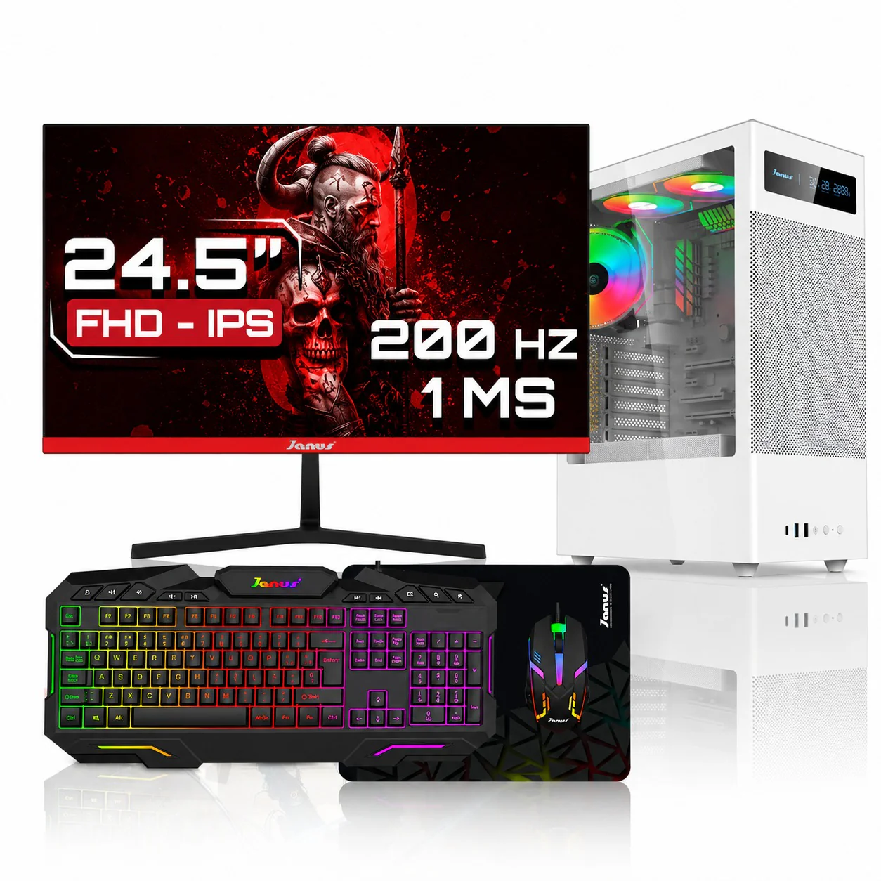 Computador de Escritorio Janus AMD RYZEN 5 8600G Memoria RAM 16GB DDR5 SSD 512GB M.2   Board B650M-H/M.2    Fuente Janus 400W - Image 3