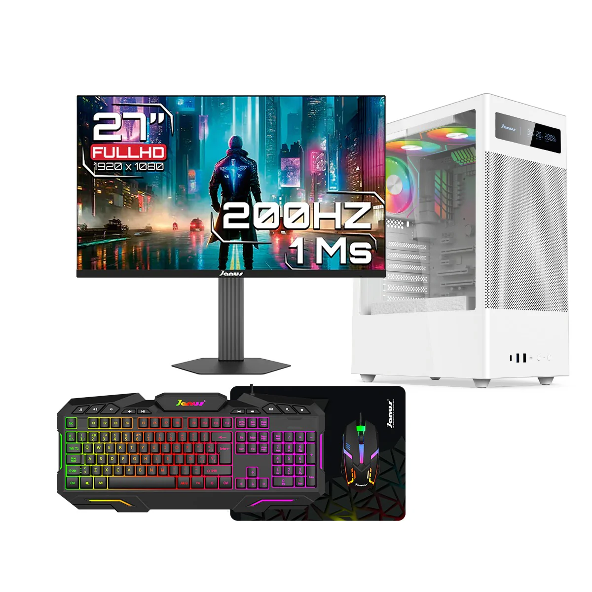 Computador de Escritorio Janus AMD RYZEN 5 8600G Memoria RAM 16GB DDR5 SSD 512GB M.2   Board B650M-H/M.2    Fuente Janus 400W - Image 6