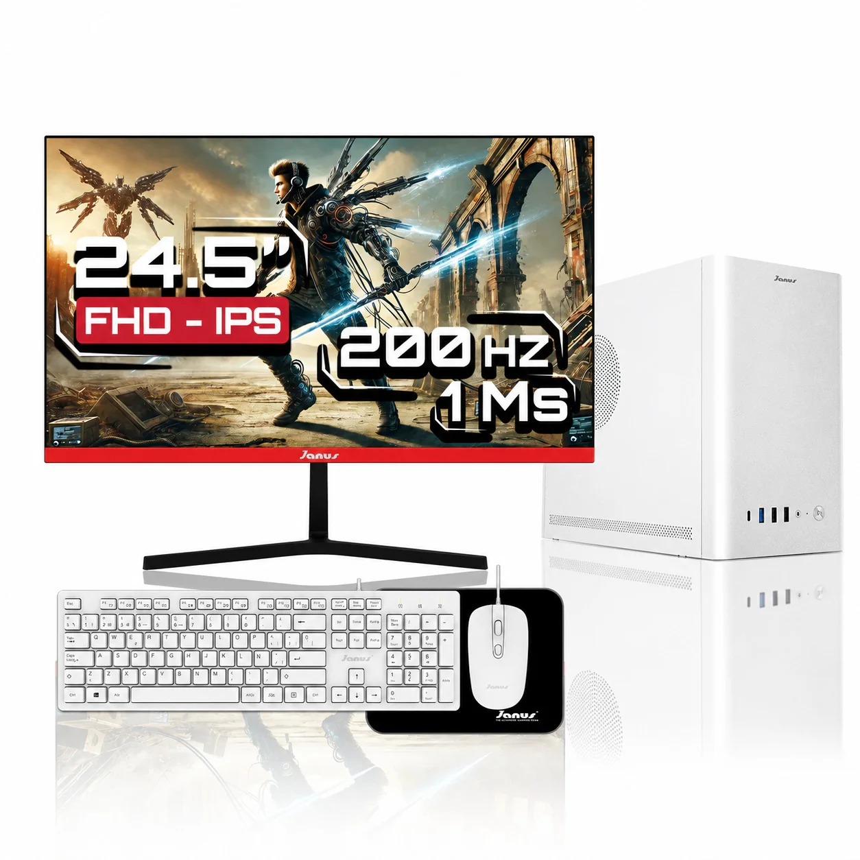Computador de Escritorio Janus INTEL CORE I5 12400 Memoria RAM 8GB SSD 512GB M.2   Board H610M    Fuente Janus 400W - Image 3