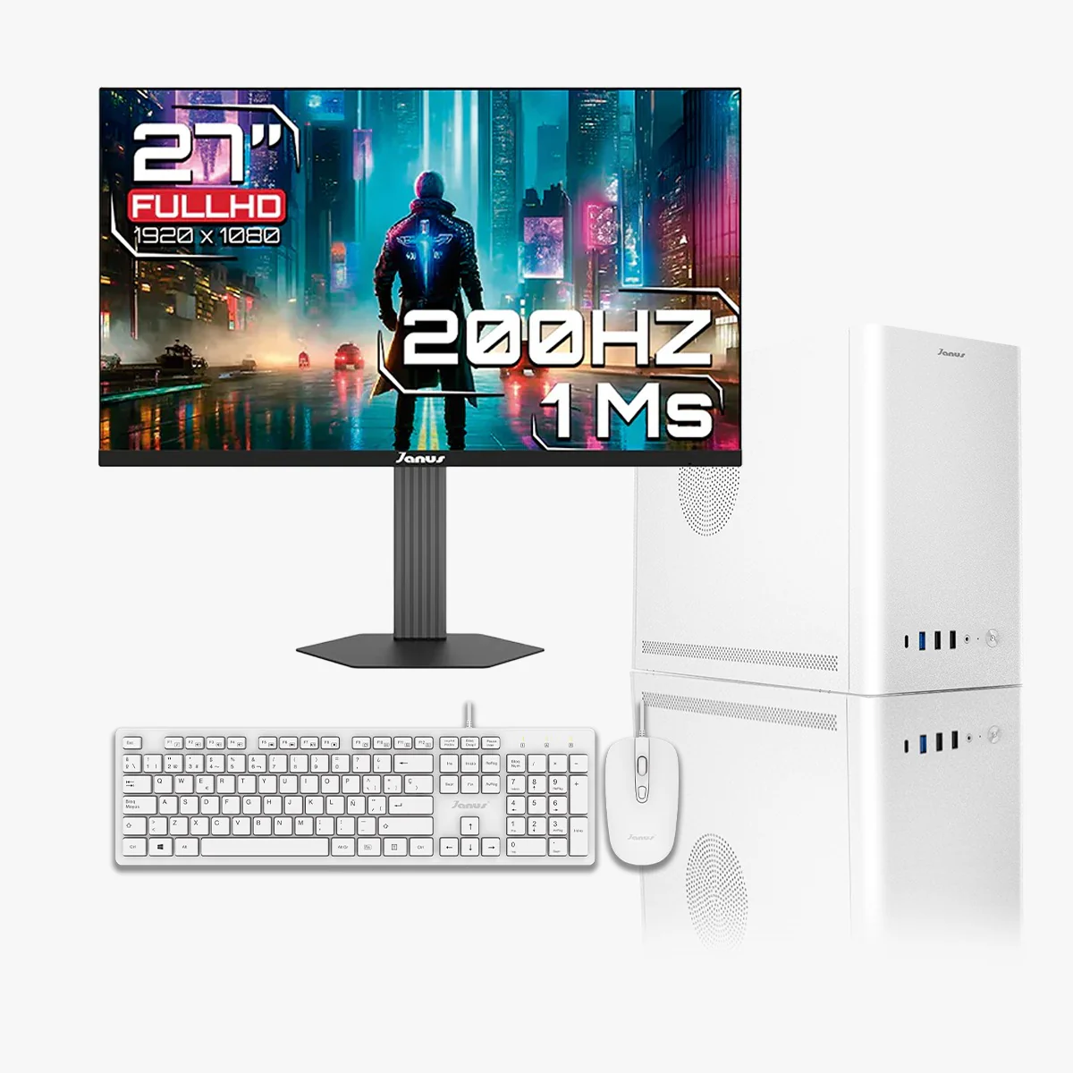 Computador de Escritorio Janus INTEL CORE I5 12400 Memoria RAM 8GB SSD 512GB M.2   Board H610M    Fuente Janus 400W - Image 6