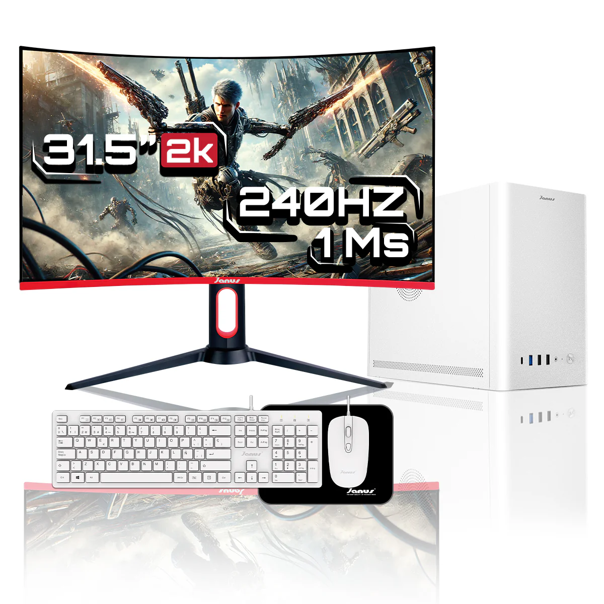 Computador de Escritorio Janus INTEL CORE I5 12400 Memoria RAM 8GB SSD 512GB M.2   Board H610M    Fuente Janus 400W - Image 7
