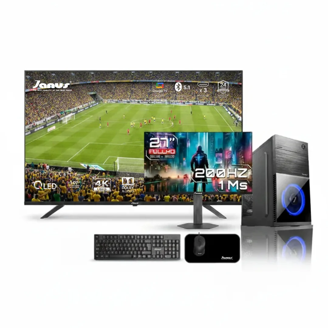 Combo Mundialista Computador de Escritorio Janus AMD RYZEN 3 3200G Memoria RAM 8GB SSD 512GB SATA   Board B450M     Fuente Janus 400W - Image 6