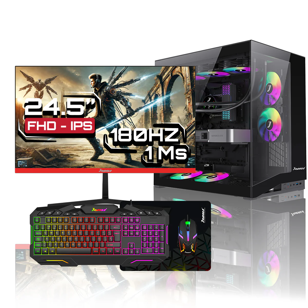 Computador de Escritorio Janus INTEL CORE I5 12400 Memoria RAM 16GB SSD 512GB M.2 Board B760M-C/D4 Fuente Janus 850W + 80 GOLD - Image 3