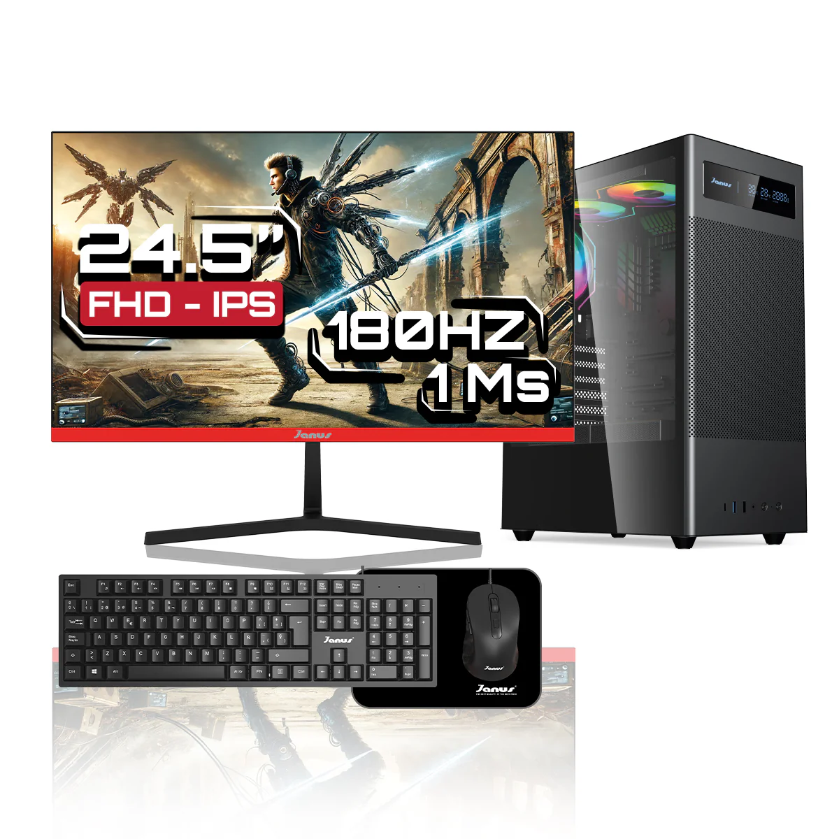 Computador de Escritorio Janus INTEL CORE I7 14700 Memoria RAM 16GB SSD 512GB M.2   Board H610M-A PRO    Fuente Janus 650W 80 PLUS BRONZE - Image 3