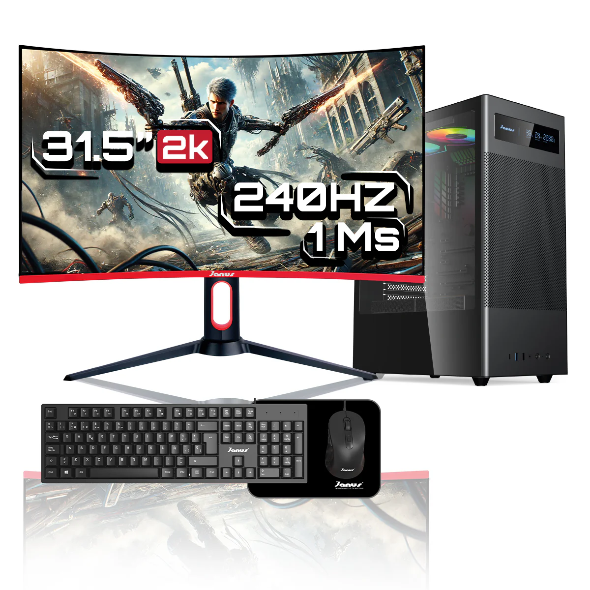 Computador de Escritorio Janus INTEL CORE I7 14700 Memoria RAM 16GB SSD 512GB M.2   Board H610M-A PRO    Fuente Janus 650W 80 PLUS BRONZE - Image 7