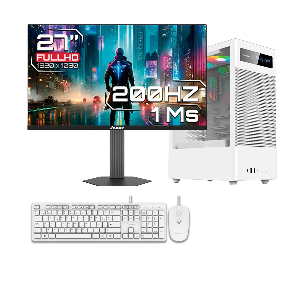 Computador de Escritorio Janus INTEL CORE I5 12400 Memoria RAM 16GB SSD 512GB M.2   Board H610M-A PRO    Fuente Janus 400W - Image 6