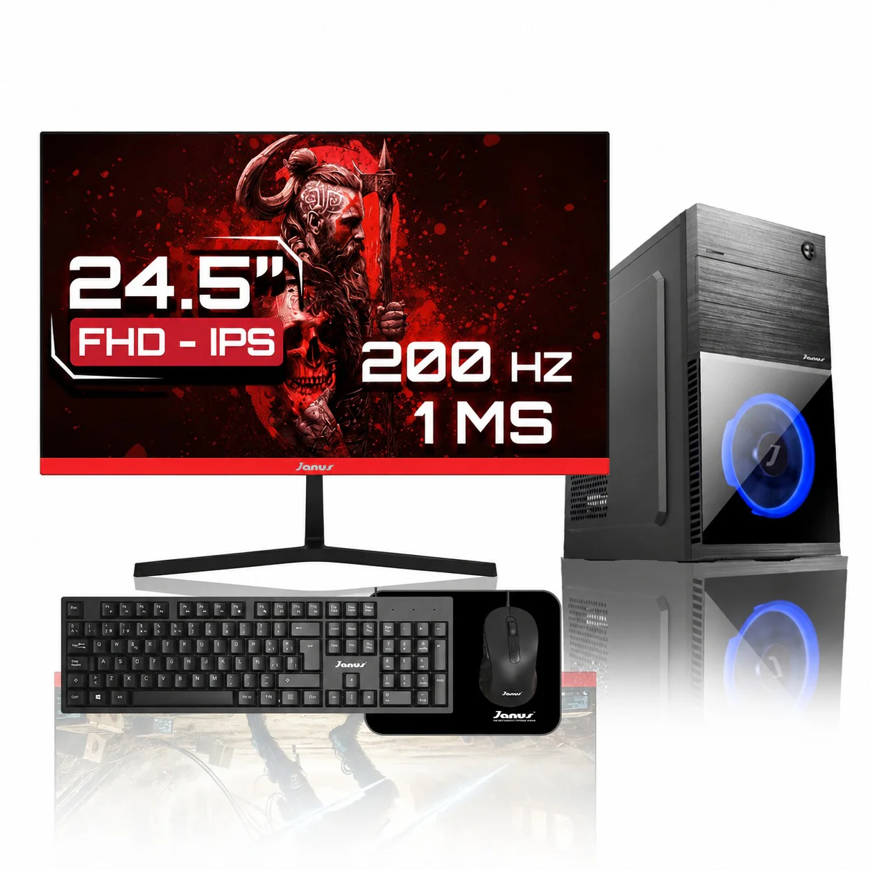 Computador de Escritorio Janus AMD RYZEN 3 3200G Memoria RAM 8GB SSD 512GB SATA Board B450M Fuente Janus 400W - Image 3