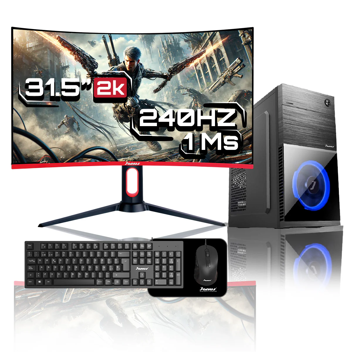 Computador de Escritorio Janus AMD RYZEN 3 3200G Memoria RAM 8GB SSD 512GB SATA Board B450M Fuente Janus 400W - Image 7