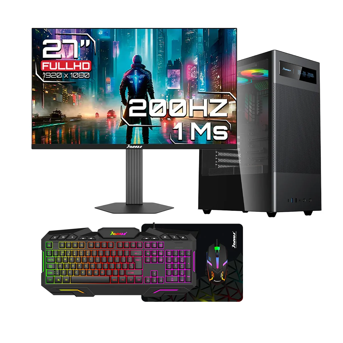 Computador de Escritorio Janus AMD RYZEN 5 8600G Memoria RAM 16GB DDR5 SSD 512GB M.2   Board B650M-H/M.2    Fuente Janus 400W - Image 6