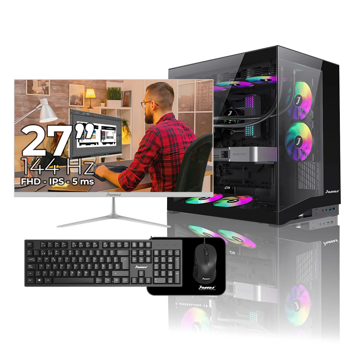Computador de Escritorio Janus INTEL CORE I5 12400 Memoria RAM 16GB SSD 512GB M.2   Board H610M-A PRO    Fuente Janus 400W - Image 5