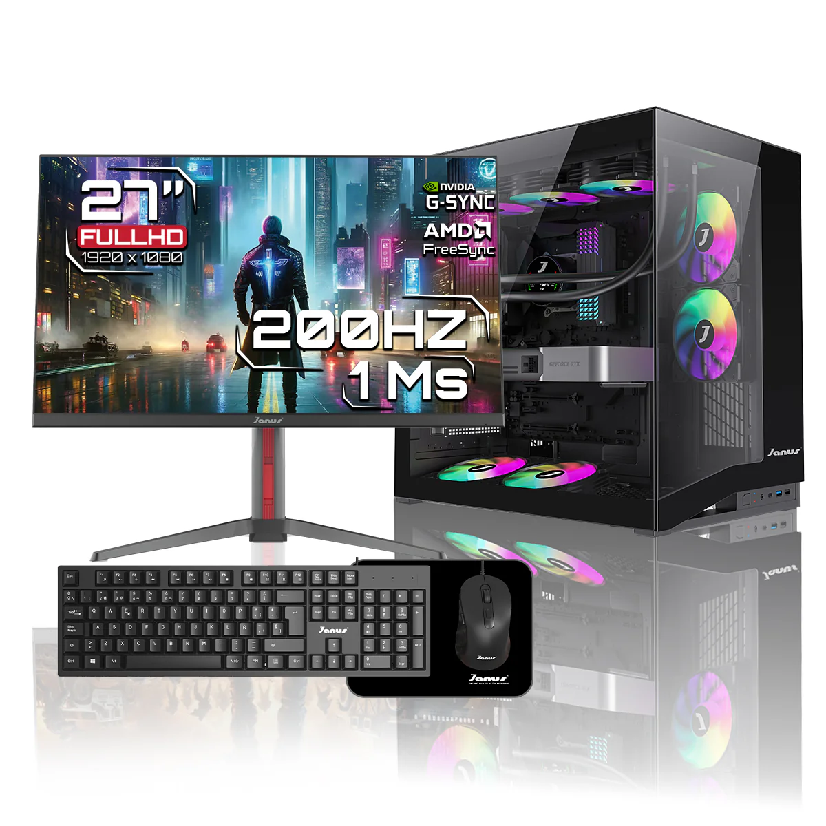 Computador de Escritorio Janus INTEL CORE I5 12400 Memoria RAM 16GB SSD 512GB M.2   Board H610M-A PRO    Fuente Janus 400W - Image 6