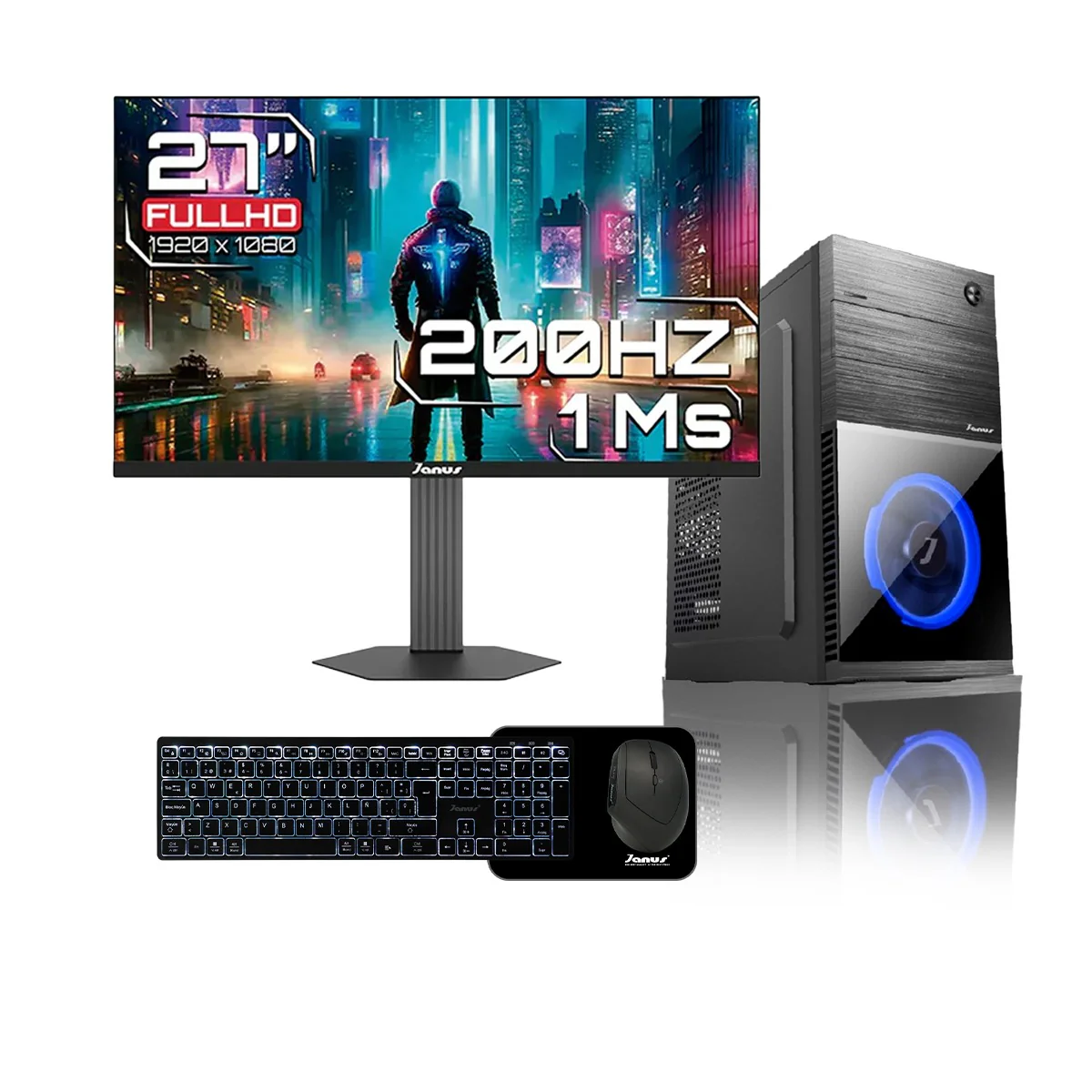 Computador de Escritorio Janus INTEL CORE I5 10400T Memoria RAM 16GB SSD 1TB SATA   Board H470M-HVS    Fuente Janus 400W - Image 6