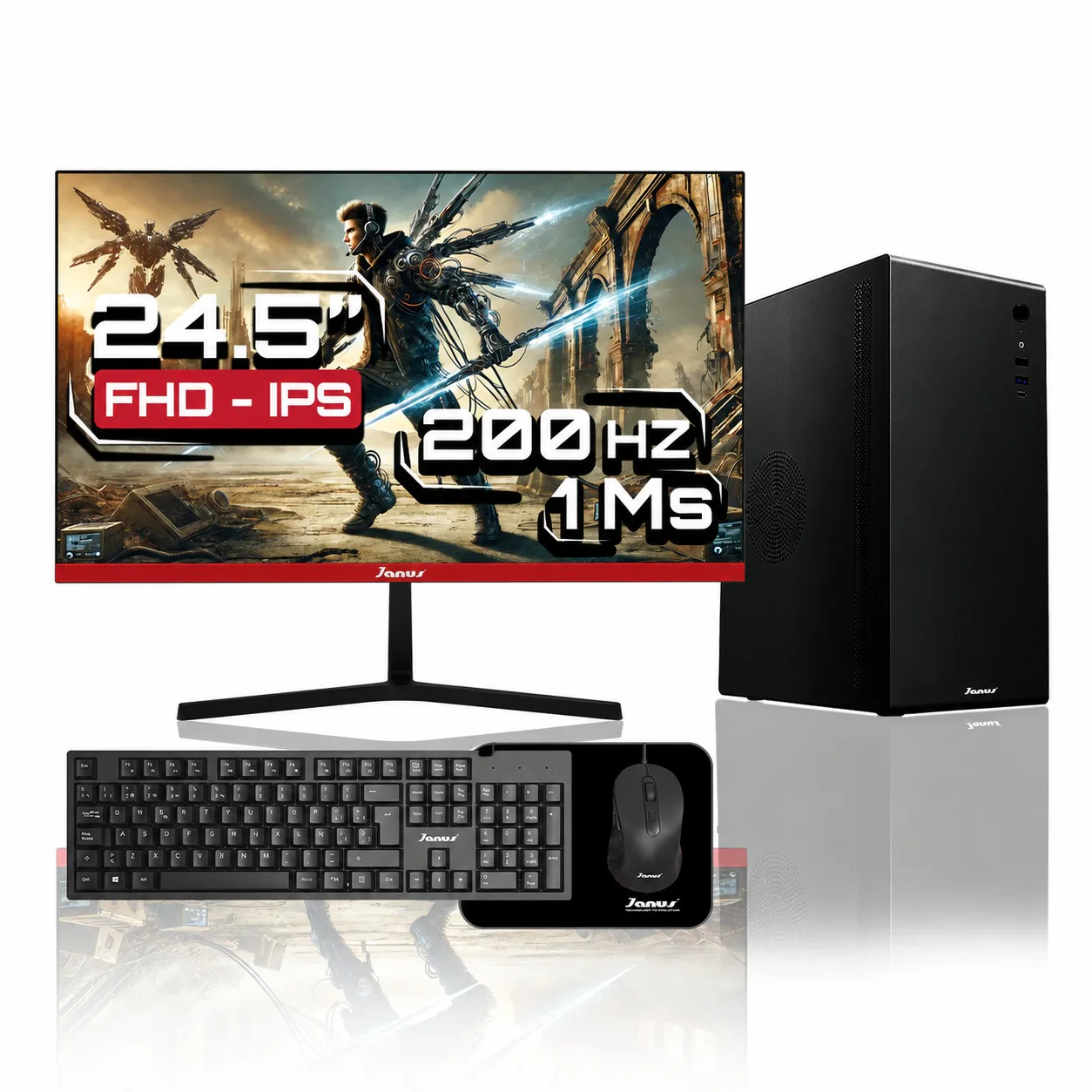 Computador de Escritorio Janus AMD RYZEN 7 5700G Memoria RAM 16GB SSD 2TB SATA Board A520M Fuente Janus 400W - Image 3