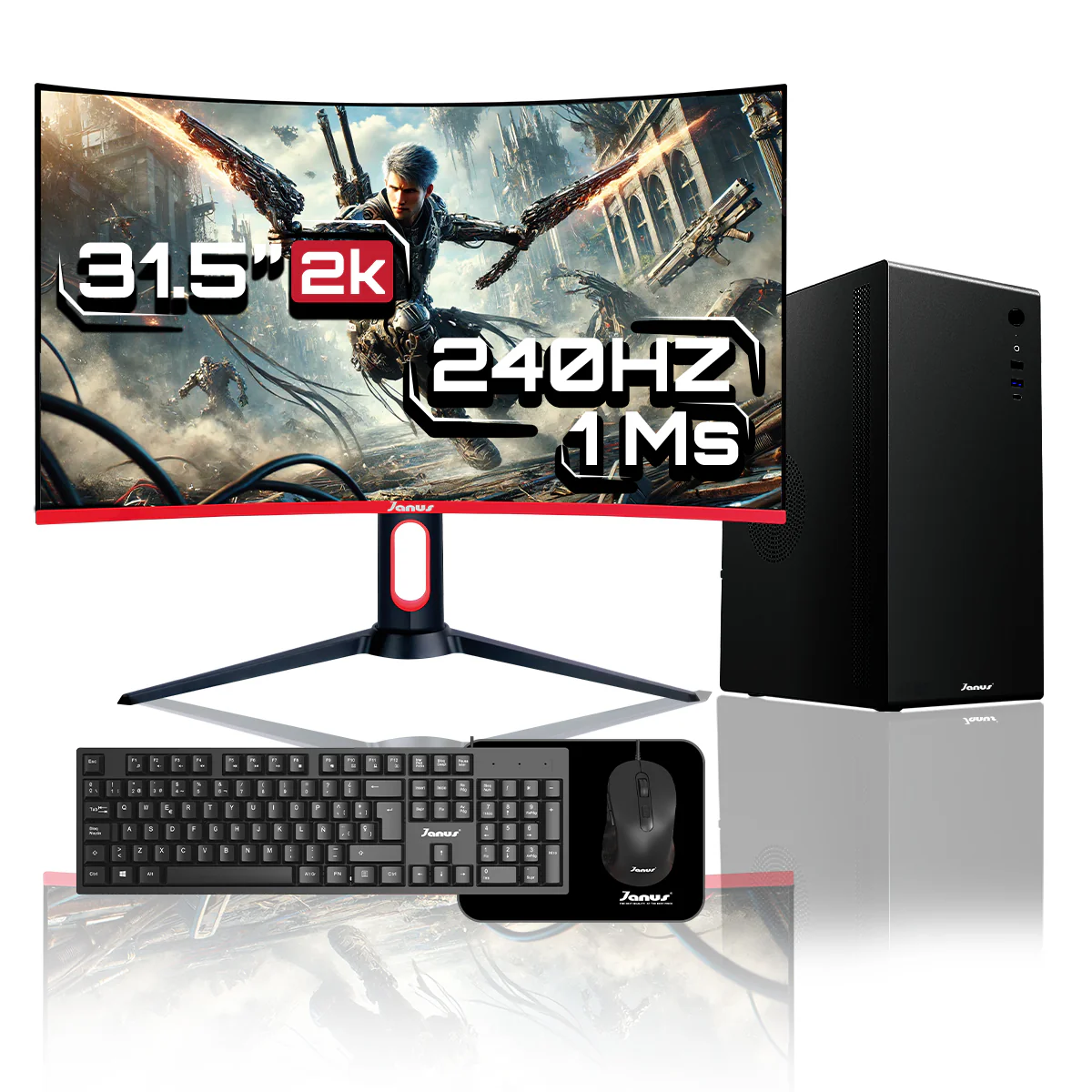 Computador de Escritorio Janus AMD RYZEN 7 5700G Memoria RAM 16GB SSD 2TB SATA Board A520M Fuente Janus 400W - Image 7