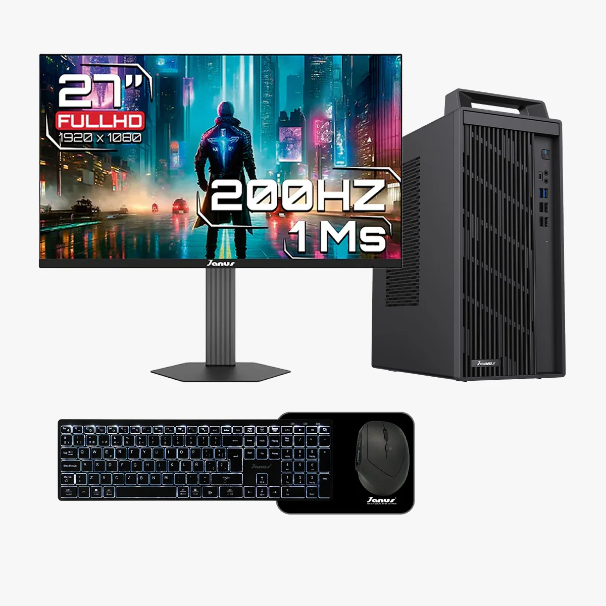 Computador de Escritorio Janus AMD RYZEN 5 8500G Memoria RAM 16GB DDR5 SSD 512GB M.2   Board B840M-B PRO    Fuente Janus 400W - Image 6