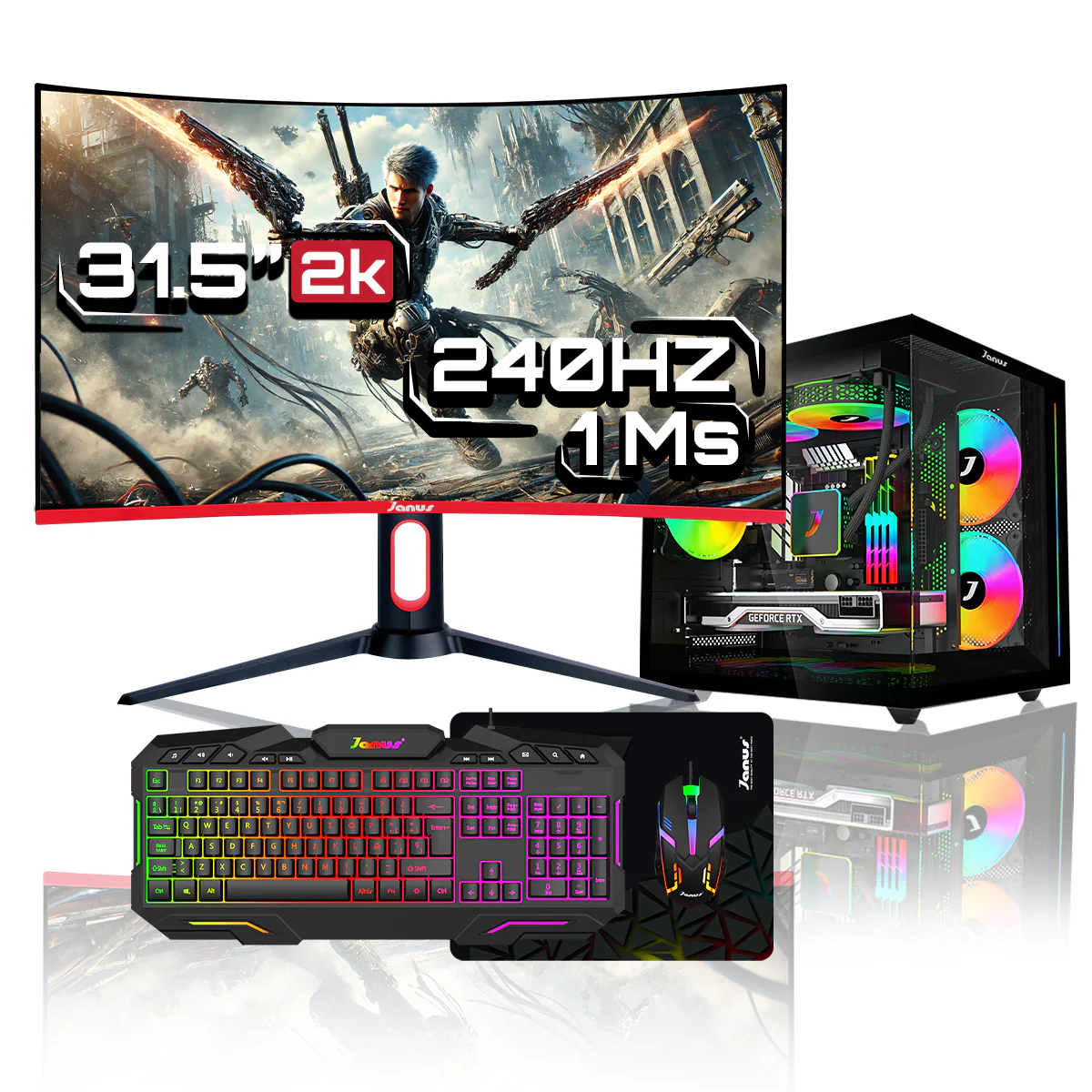 Computador Gamer Janus AMD RYZEN 5 8500G MEMORIA RAM 16GB RGB DDR5 SSD 512GB SATA   Board A620M-HDV-M2    FUENTE Janus 400W - Image 7