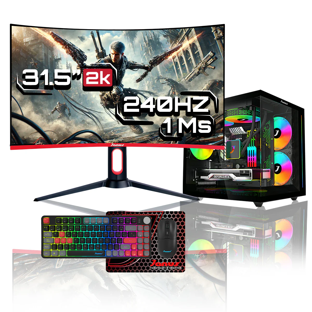 Computador Gamer Janus INTEL CORE I5 12400F MEMORIA RAM 16GB RGB SSD 512GB M.2 RTX 3050 Board H610M FUENTE Janus 400W - Image 7