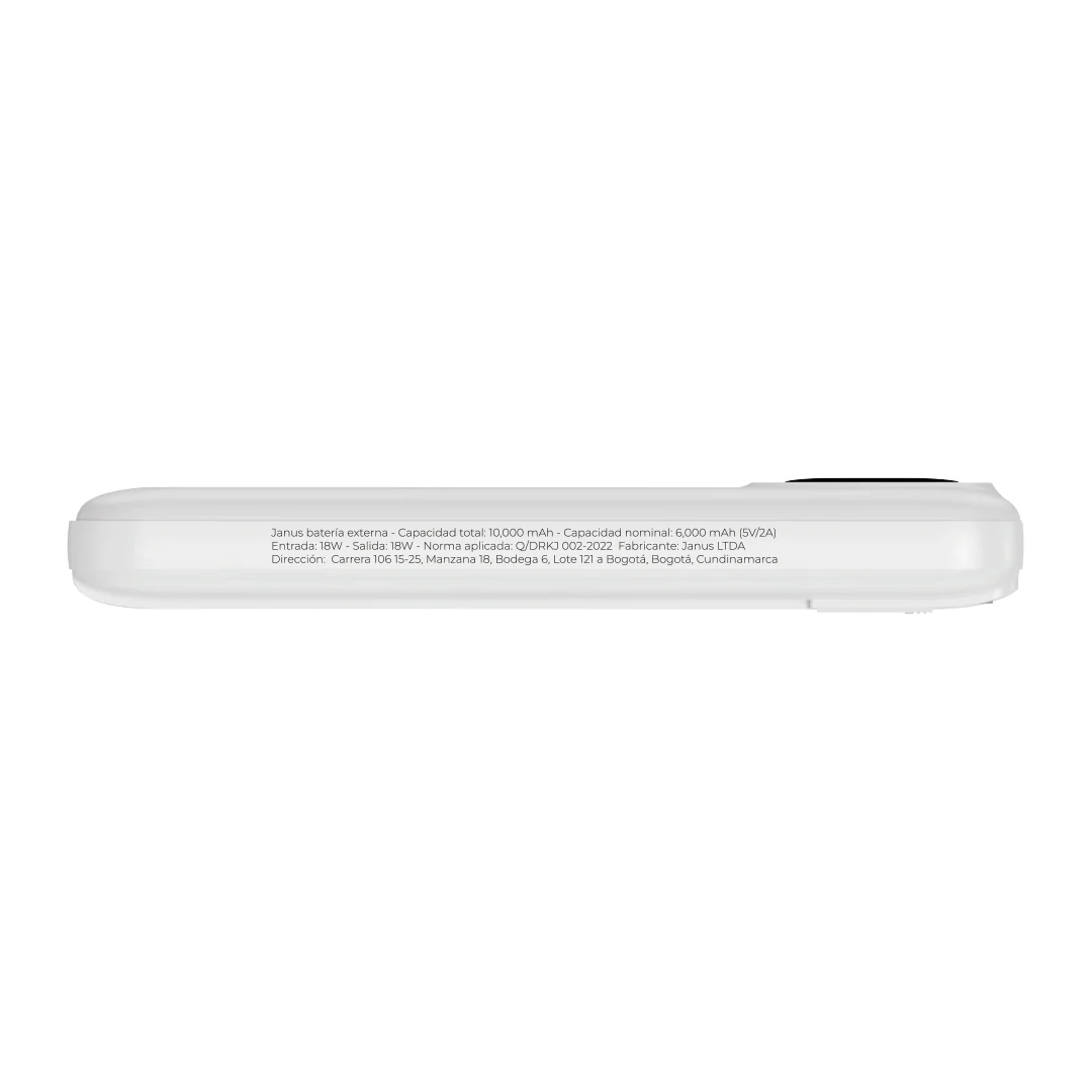 Power Bank Janus 10,000 mAh 20W – Multi Cable Integrado - Image 3