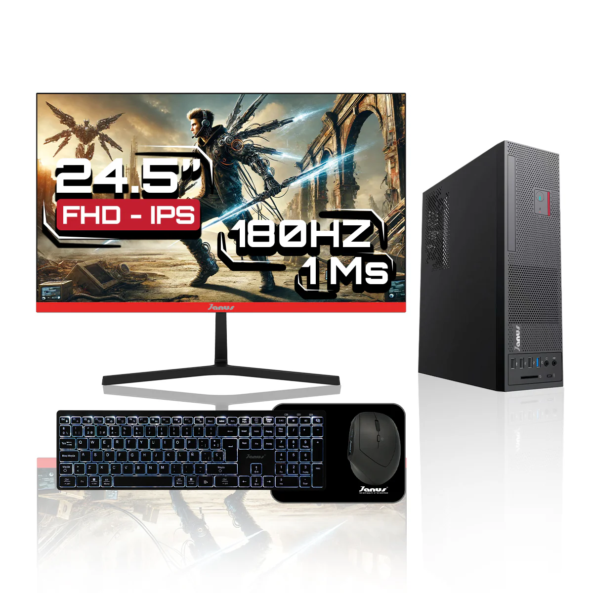 Workstation Janus INTEL CORE I5 12400 MEMORIA RAM 16GB SSD 512GB SATA Board H610M-A PRO FUENTE Janus 200W - Image 3