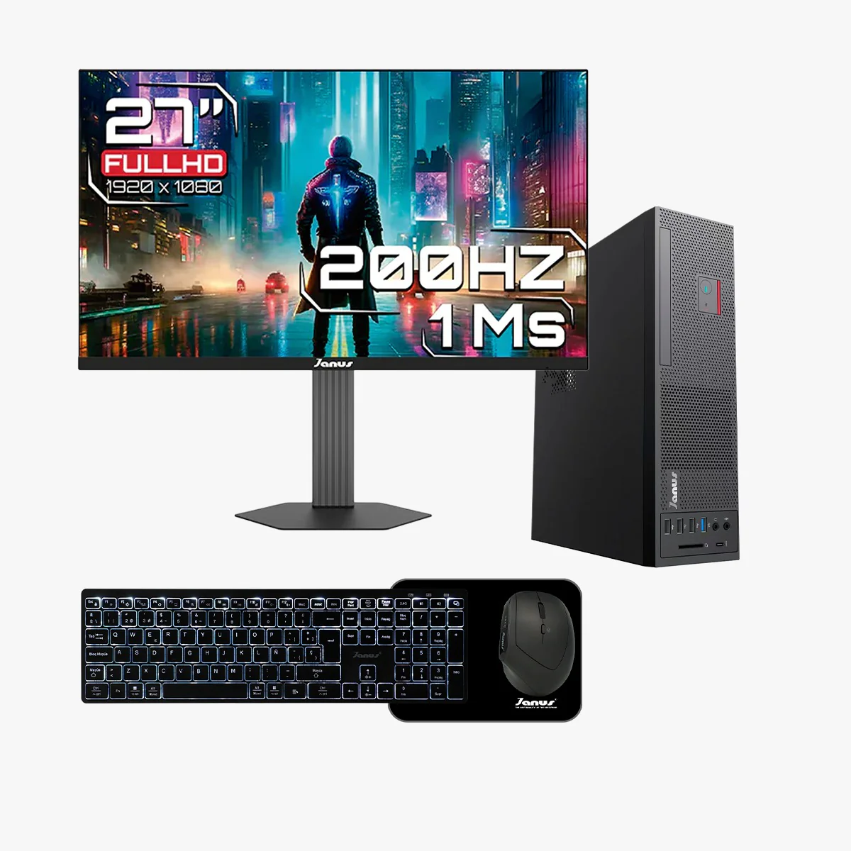 Workstation Janus INTEL CORE I5 12400 MEMORIA RAM 16GB SSD 512GB SATA Board H610M-A PRO FUENTE Janus 200W - Image 6